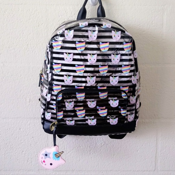 Betsey Johnson Handbags - Betsey Johnson Backpack Unicorn Kitty EUC